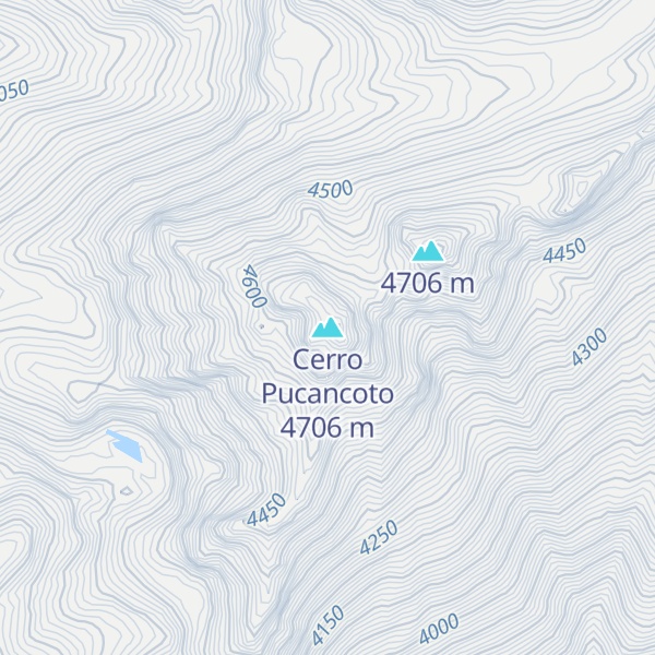 Map of Cerro Pucancoto