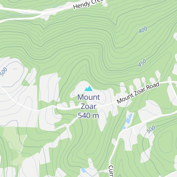 Map of Mount Zoar
