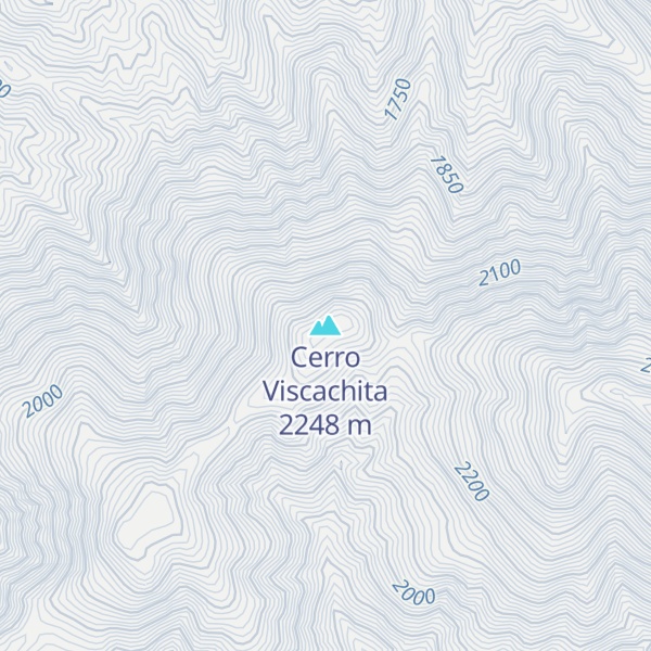 Map of Cerro Viscachita