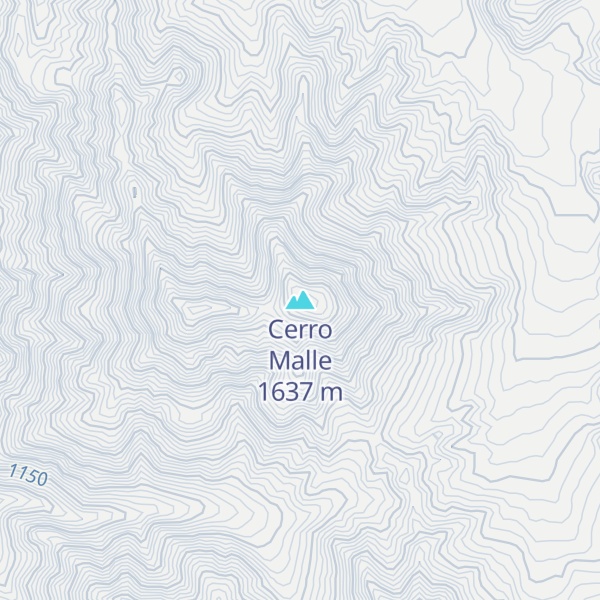 Map of Cerro Malle