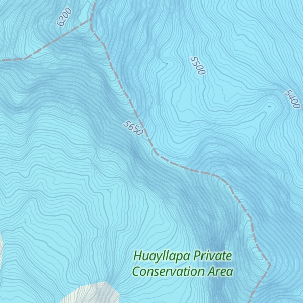 Map of Nevado Siula Chico