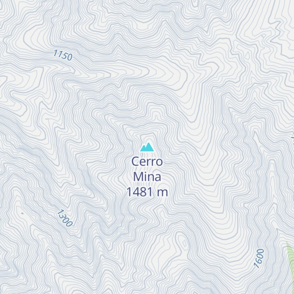 Map of Cerro Mina
