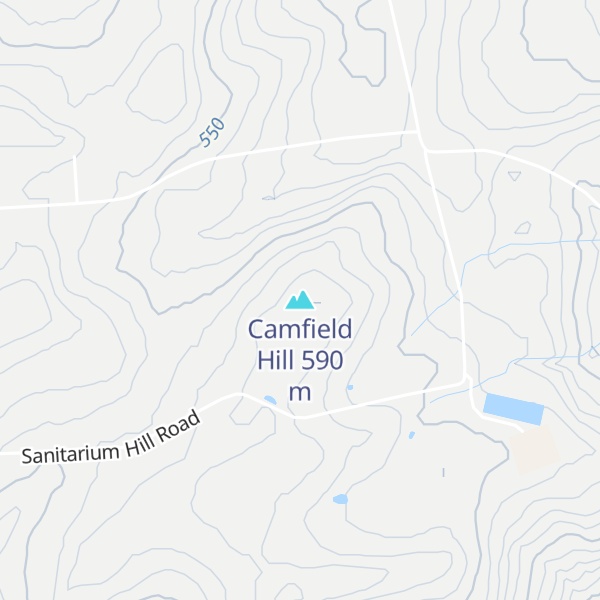 Map of Camfield Hill