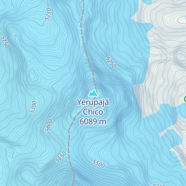 Map of Yerupajá Chico