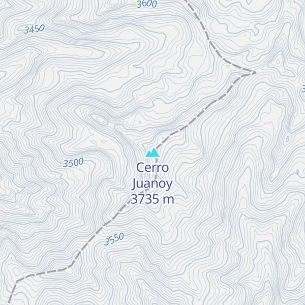 Map of Cerro Juanoy
