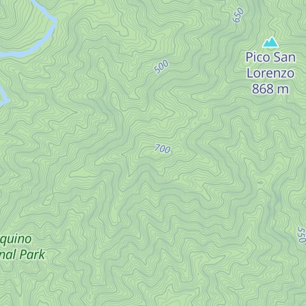 Map of Pico Manacas
