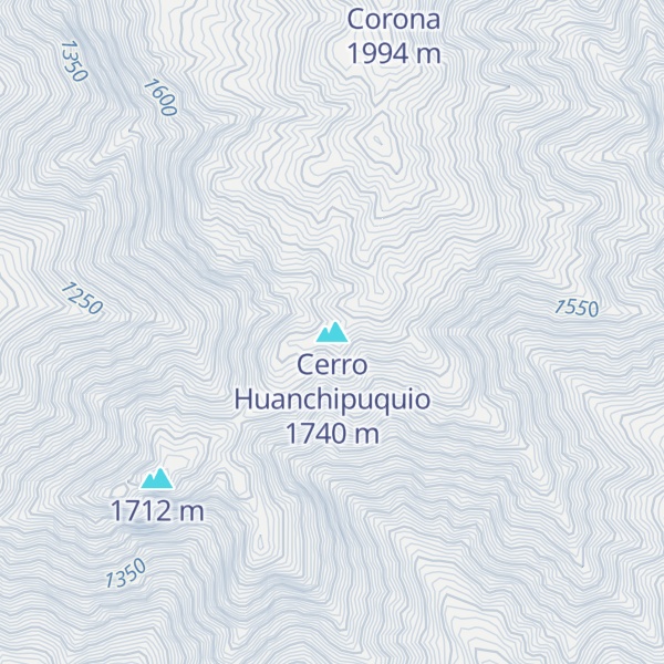 Map of Cerro Huanchipuquio
