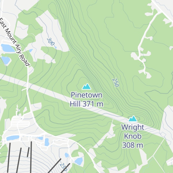 Map of Pinetown Hill