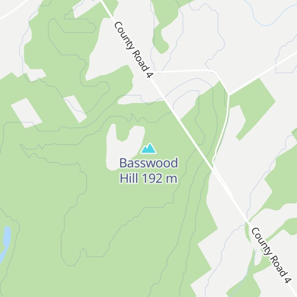 Map of Basswood Hill