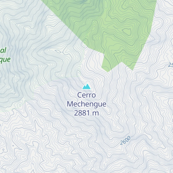 Map of Cerro Mechengue
