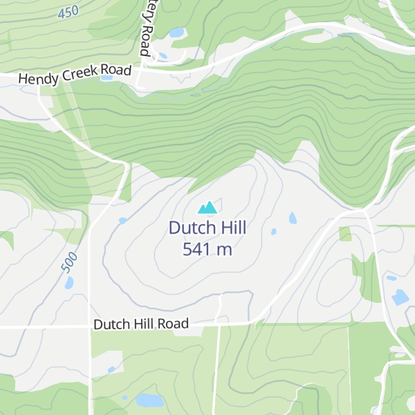 Map of Dutch Hill
