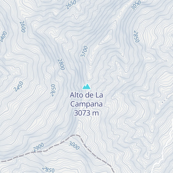 Map of Alto de La Campana