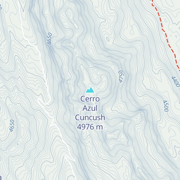 Map of Cerro Azul Cuncush