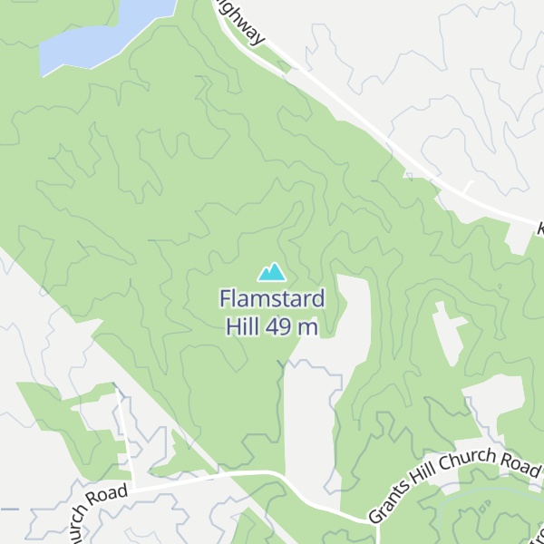 Map of Flamstard Hill