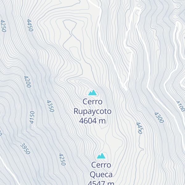 Map of Cerro Rupaycoto
