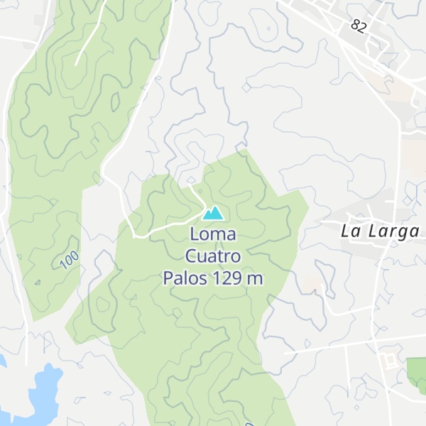 Map of Loma Cuatro Palos