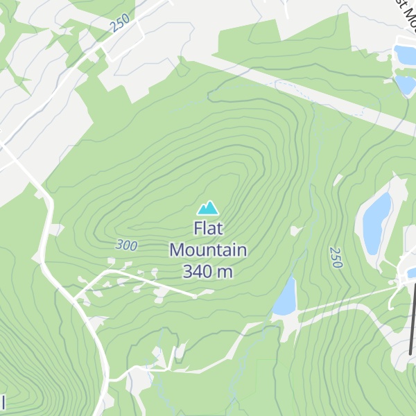 Map of Flat Mountain