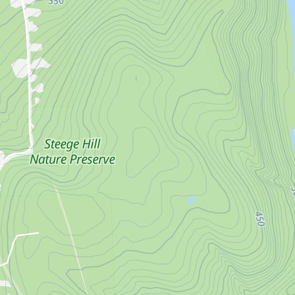 Map of Steege Hill
