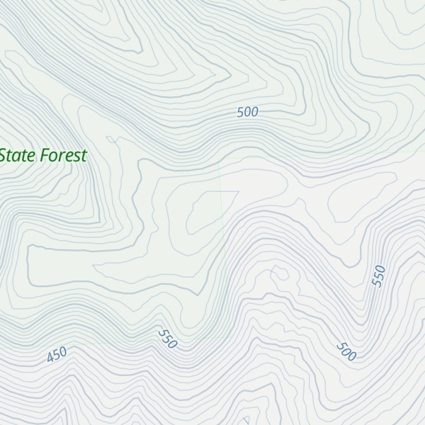 Map of Burnetts Ridge