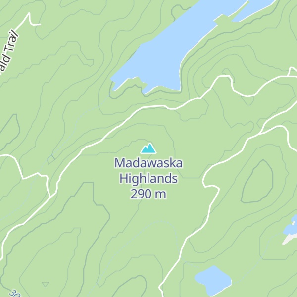 Map of Madawaska Highlands