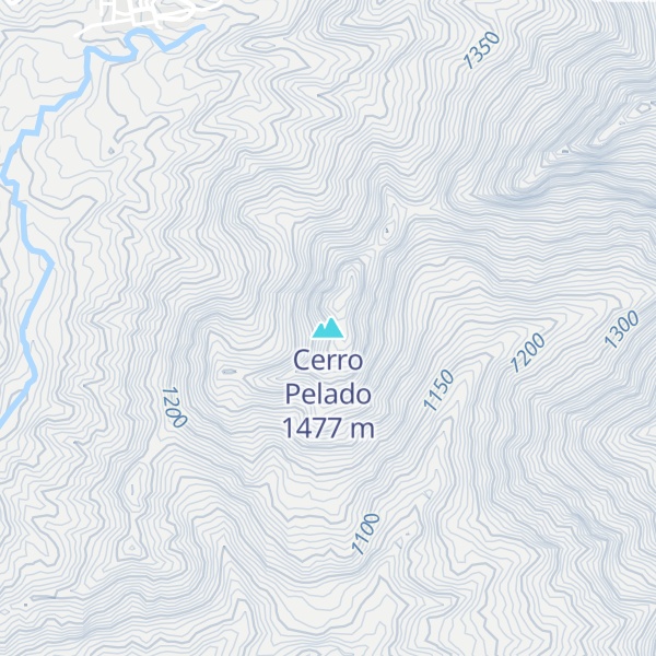 Map of Cerro Pelado