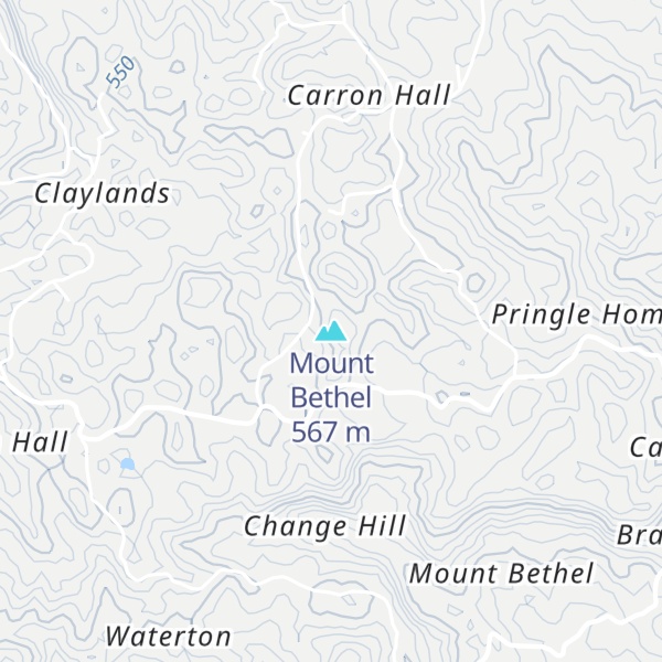Map of Mount Bethel