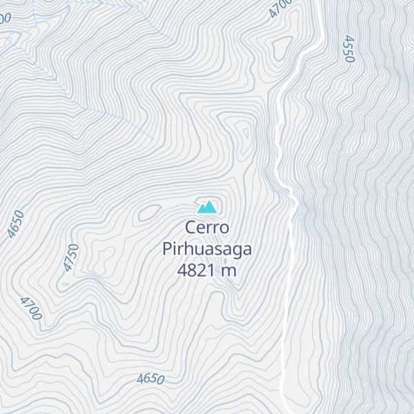 Map of Cerro Pirhuasaga