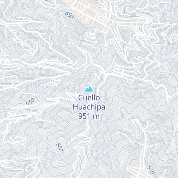 Map of Cuello Huachipa