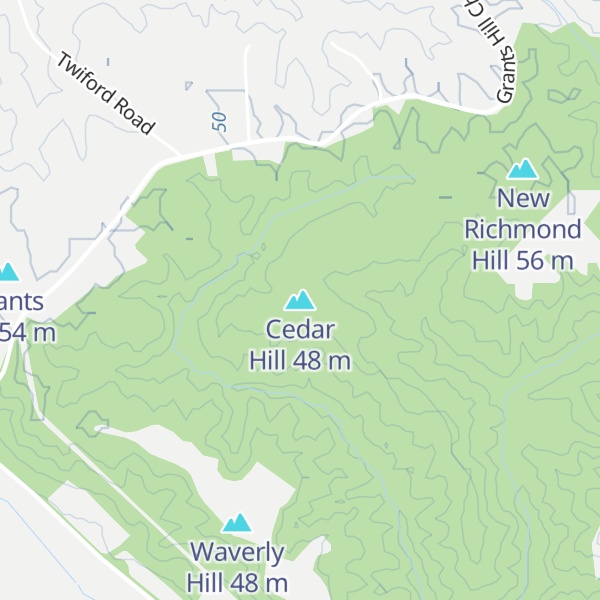 Map of Cedar Hill