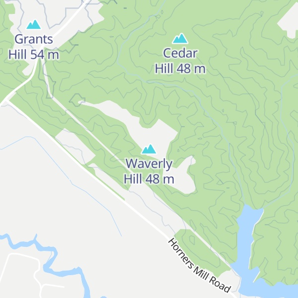 Map of Waverly Hill