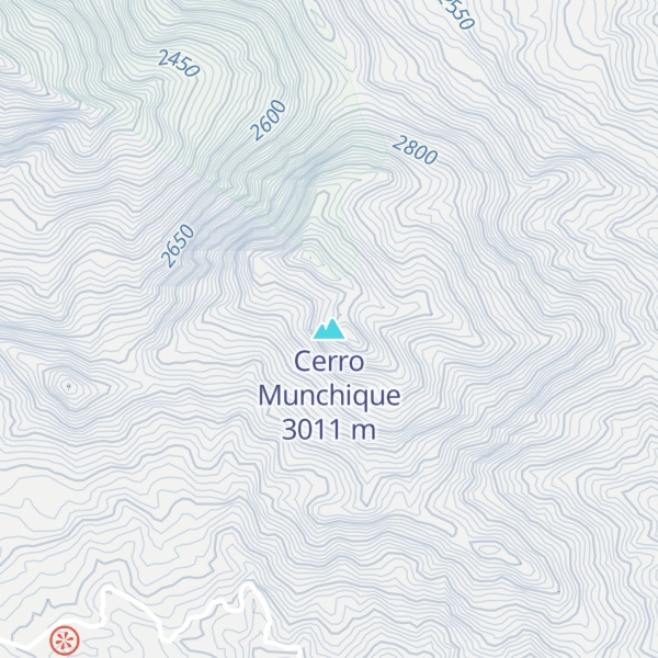 Map of Cerro Munchique