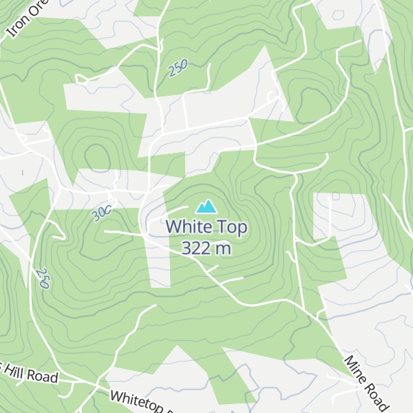Map of White Top