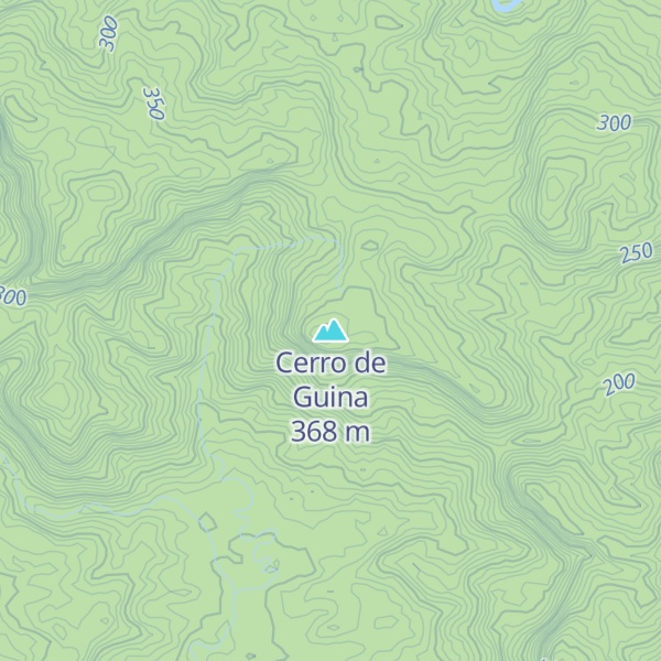Map of Cerro de Guina