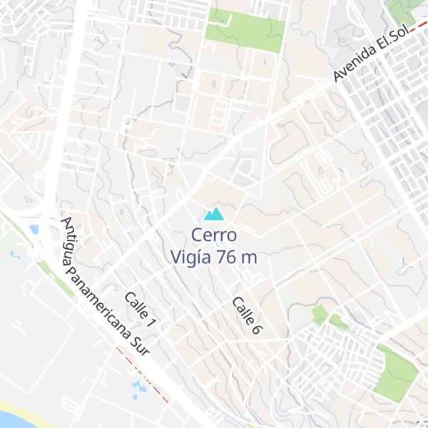 Map of Cerro Vigía