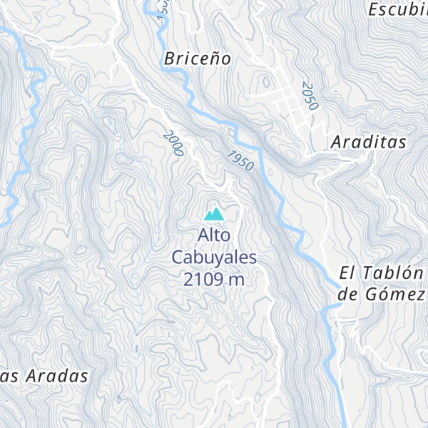 Map of Alto Cabuyales