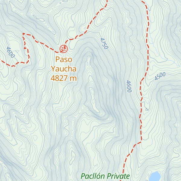 Map of Cerro Escalón