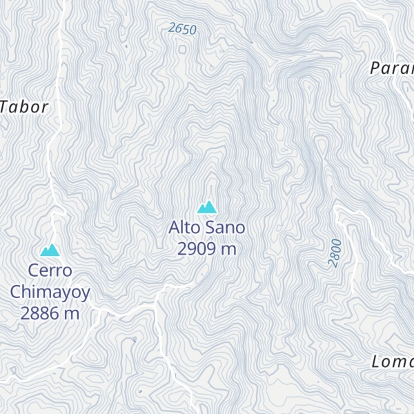 Map of Alto Sano
