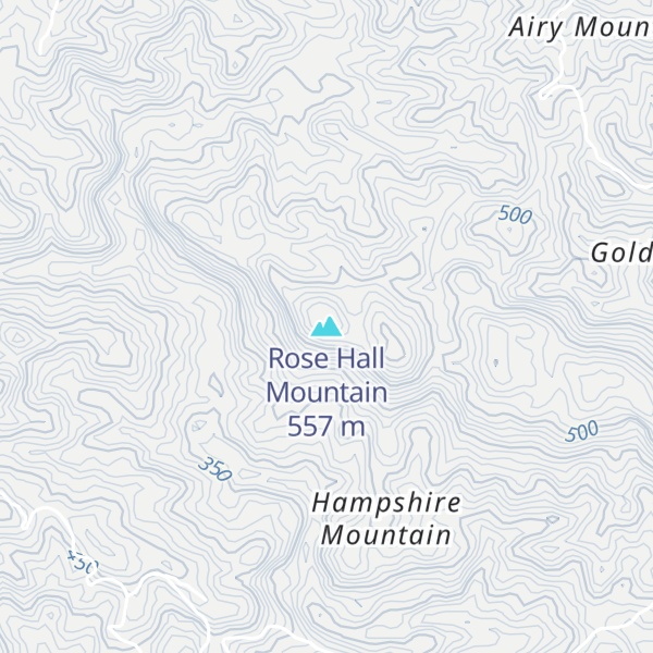 Map of Rose Hall Mountain