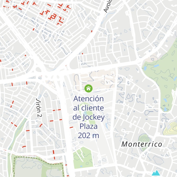 Map of Atención al cliente de Jockey Plaza