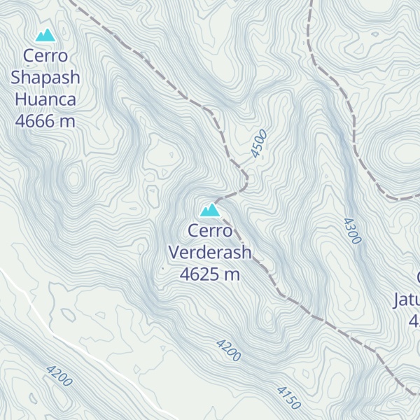 Map of Cerro Verderash