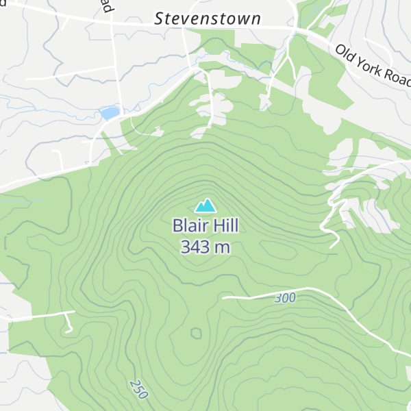 Map of Blair Hill