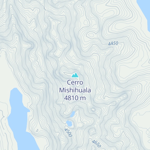 Map of Cerro Mishihuala