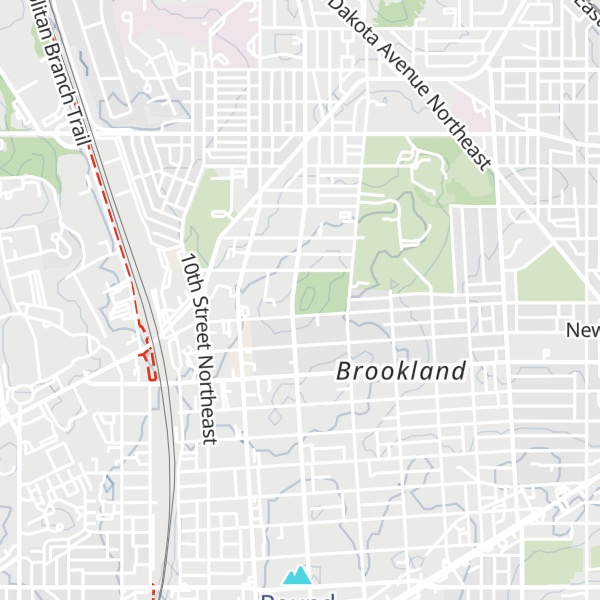 Map of Bunker Hill