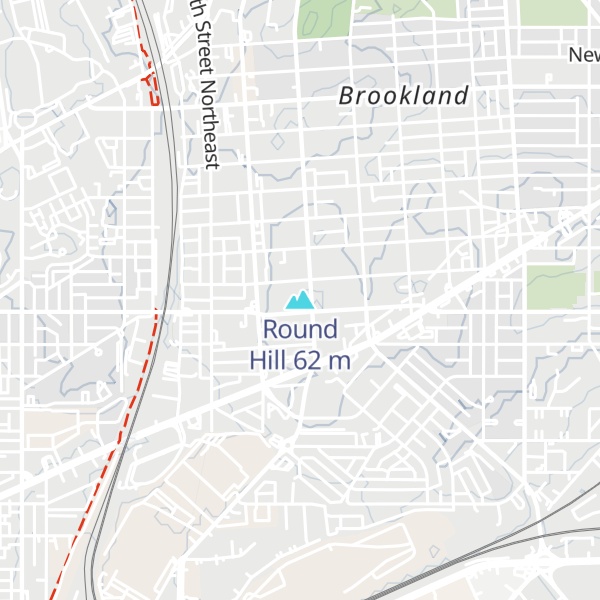 Map of Round Hill