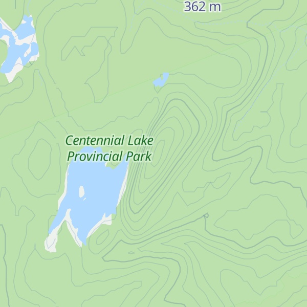 Map of Bluff Mountain