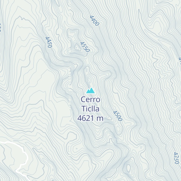 Map of Cerro Ticlla