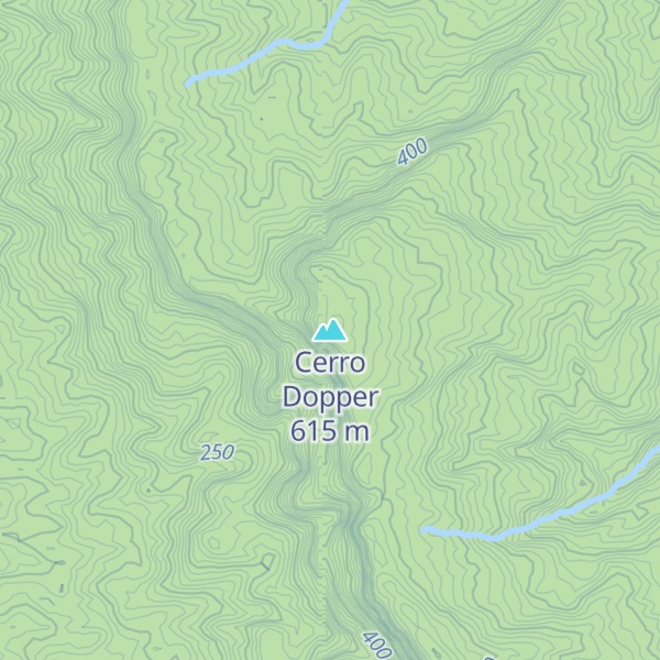 Map of Cerro Dopper