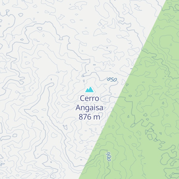 Map of Cerro Angaisa