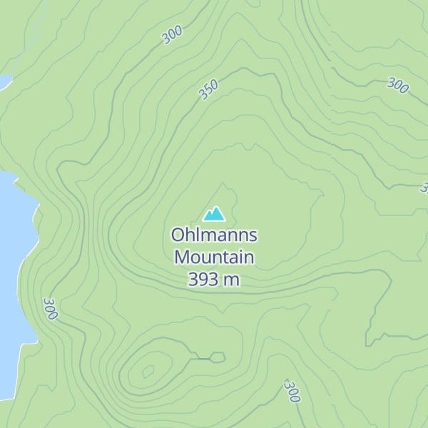 Map of Ohlmanns Mountain
