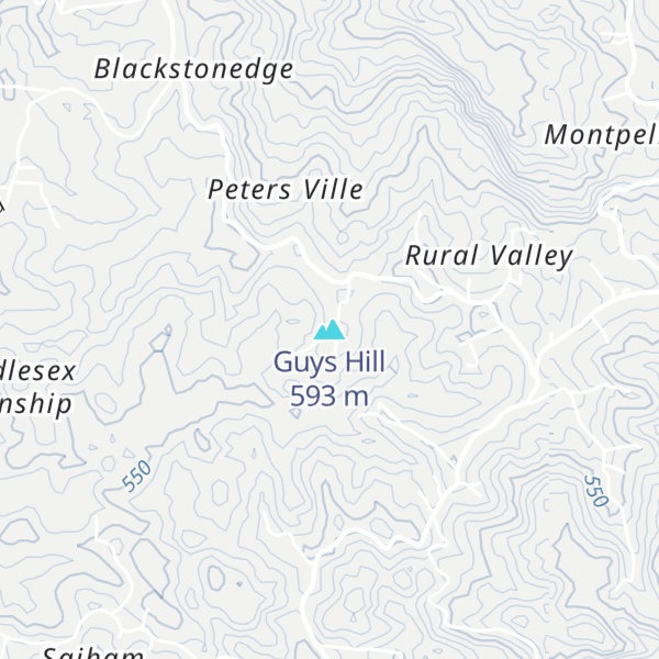 Map of Guys Hill